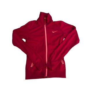 EUC Nike Women’s Running Dri-Fit Zip Up Track Jacket in Pink